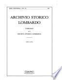 Archivio storico lombardo
