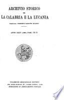 Archivio storico per la Calabria e la Lucania