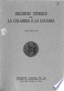 Archivio storico per la Calabria e la Lucania