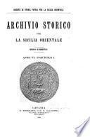 Archivio storico per la Sicilia orientale