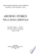 Archivio storico per la Sicilia orientale