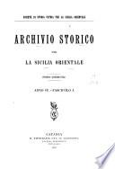 Archivio storico per la Sicilia orientale