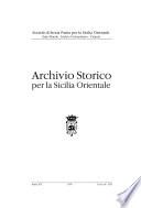 Archivio storico per la Sicilia orientale
