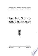 Archivio storico per la Sicilia orientale