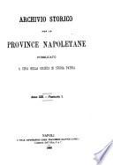 Archivio storico per le province napoletane