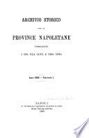 Archivio storico per le province napoletane