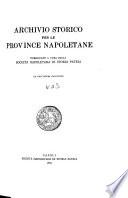 Archivio storico per le province napoletane
