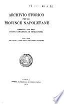 Archivio storico per le province napoletane