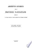 Archivio storico per le province napoletane