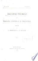 Archivio storico per Trieste, l'Istria e il Trentino