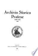 Archivio storico pratese periodico trimestrale