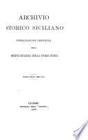 Archivio storico siciliano