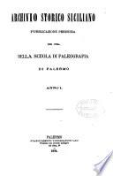 Archivio storico siciliano