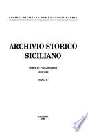 Archivio storico siciliano