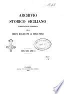 Archivio storico siciliano pubblicazione periodica per cura della Scuola di paleografia di Palermo