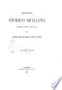 Archivio storico siciliano pubblicazione periodica per cura della Scuola di paleografia di Palermo