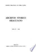 Archivio storico siracusano