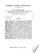 Archivio storico siracusano