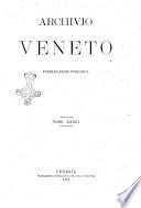 Archivio veneto pubblicazione periodica
