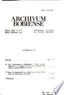 Archivum Bobiense
