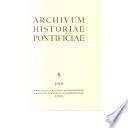 Archivum Historiae Pontificiae