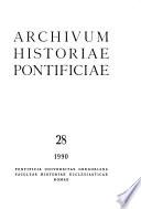 Archivum Historiae Pontificiae