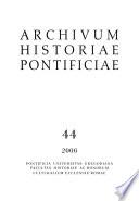 Archivum historiae pontificiae