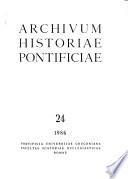 Archivum historiae pontificiae