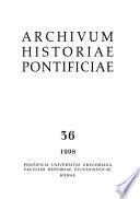 Archivum historiae pontificiae
