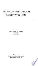 Archivum historicum Societatis Iesu