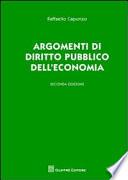 Argomenti di diritto pubblico dell'economia