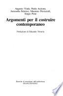 Argomenti per il costruire contemporaneo
