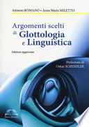Argomenti scelti di glottologia e linguistica