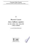 Aria e balletto a quattro