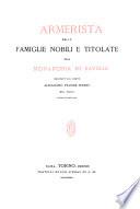 Armerista delle famiglie nobili e titolate della monarchia di Savoja
