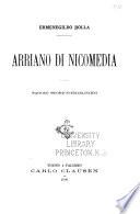 Arriano di Nicomedia. Saggio storico-filologico