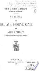 Arringa del Prof. avv. Giuseppe Ceneri per Angelo Pallotti parte civile nel processo Zerbini
