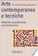 Arte contemporanea e tecniche