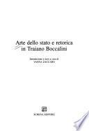 Arte dello stato e retorica in Traiano Boccalini