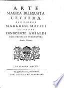 Arte magica dileguata