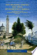 Arte, religione, comunità nell'Italia rinascimentale e barocca