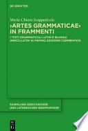 Artes Grammaticae in frammenti