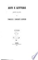 Arti e lettere scritti raccolti
