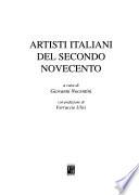 Artisti italiani del secondo Novecento
