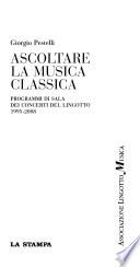 Ascoltare la musica classica