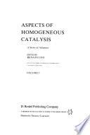 Aspects of homogeneous catalysis