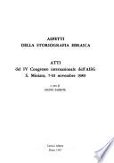 Aspetti della storiografia ebraica