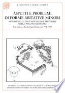 Aspetti e problemi di forme abitative minori attraverso la documentazione materiale della Toscana medievale