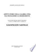 Aspetti storici della Calabria Citra dal feudalesimo al Risorgimento