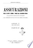 Assicurazioni rivista di diritto, economia e finanza delle assicurazioni private